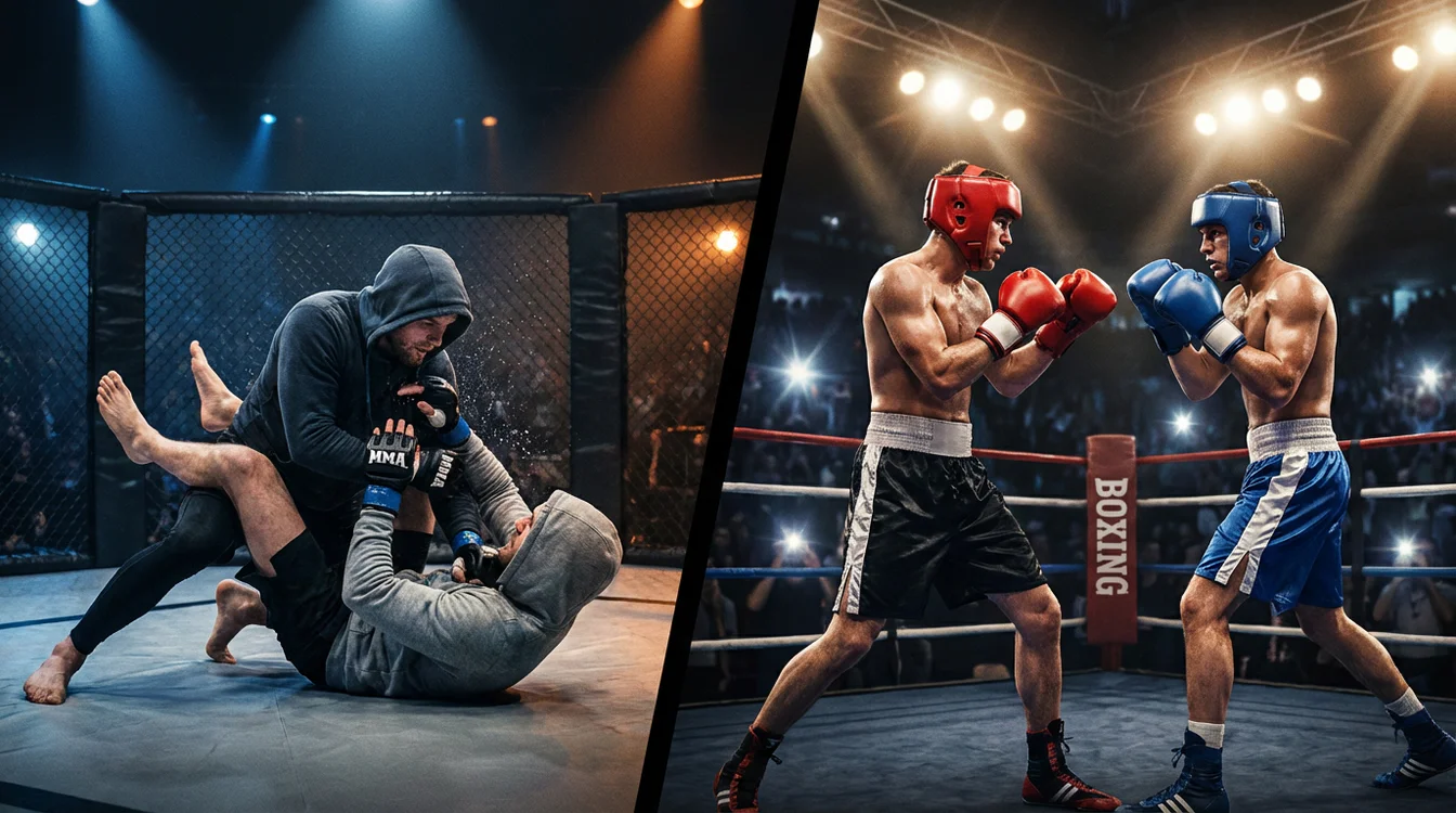 Różnice między MMA a boksem